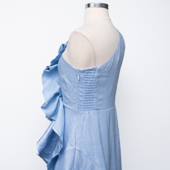Aje. Adelia Ruffle Midi Dress. - Picture 12 of 15